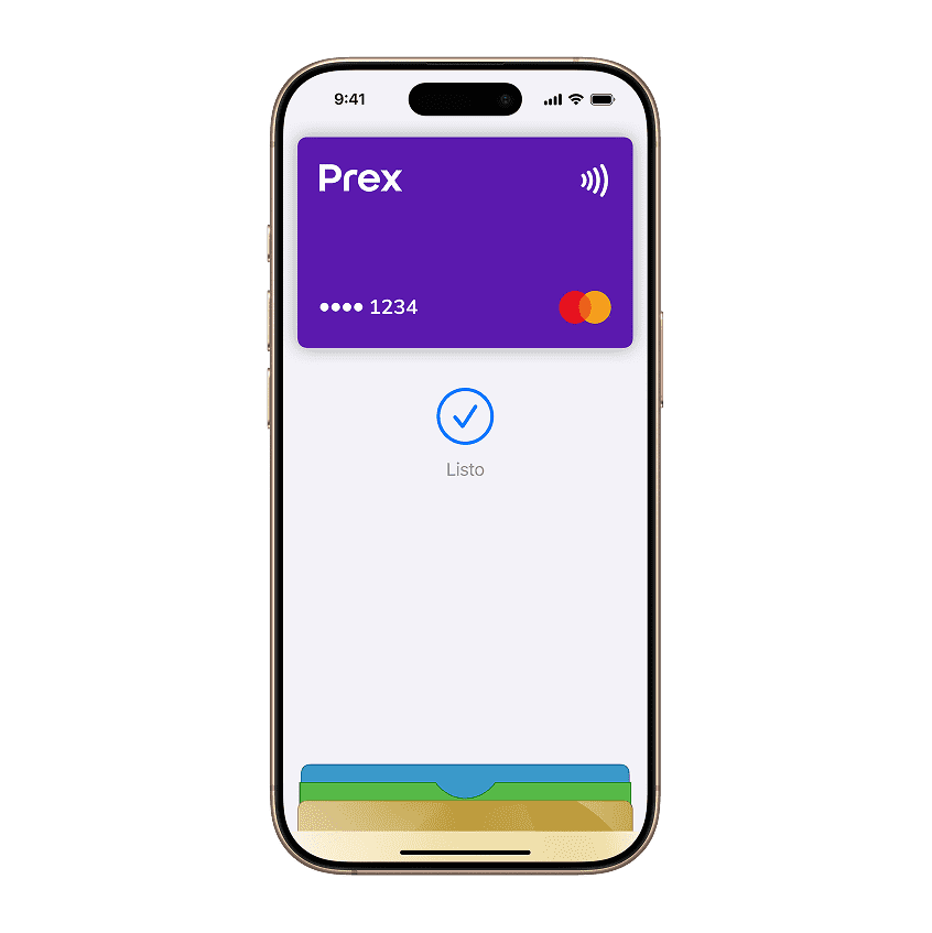 Agrega la tarjeta en segundos desde Apple Wallet